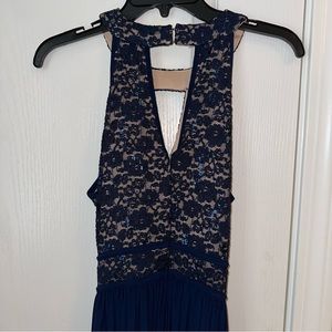 Navy Blue Long Dress (Prom or Wedding)